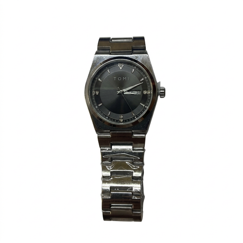 Upright angled watch photo on white